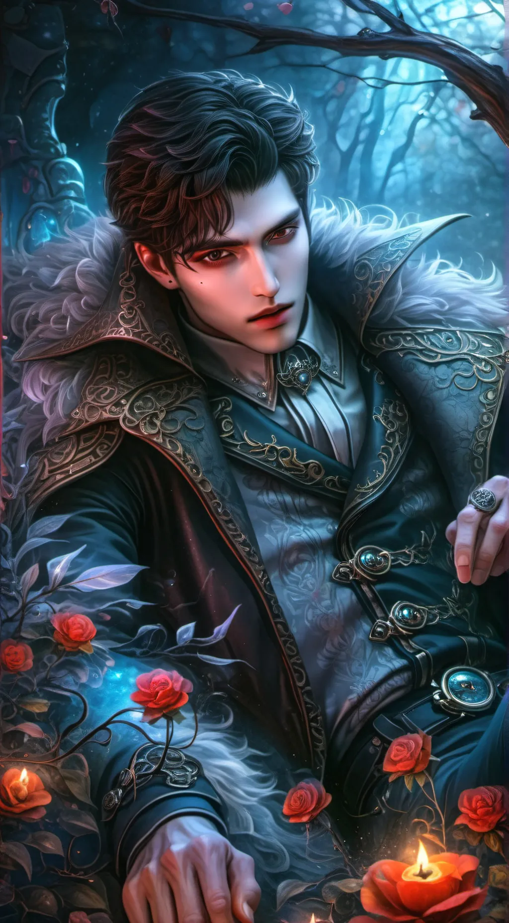 ai character: Adam  background