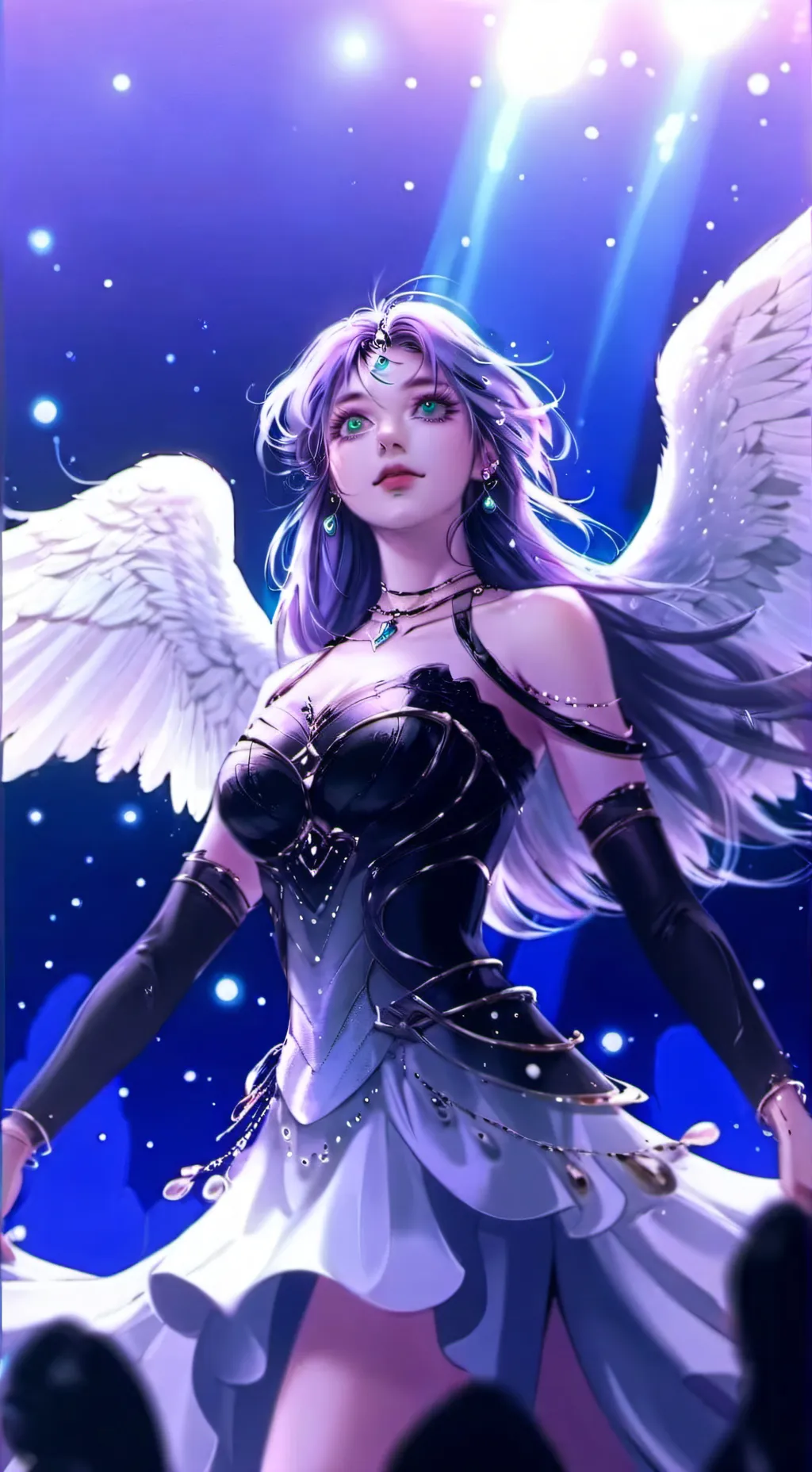 ai character: Moonlight  background