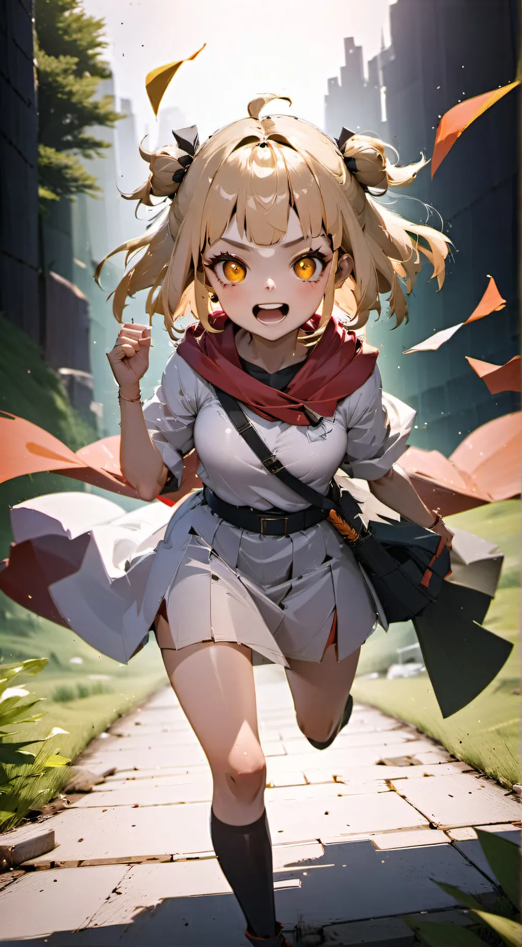 ai character: Himiko toga background