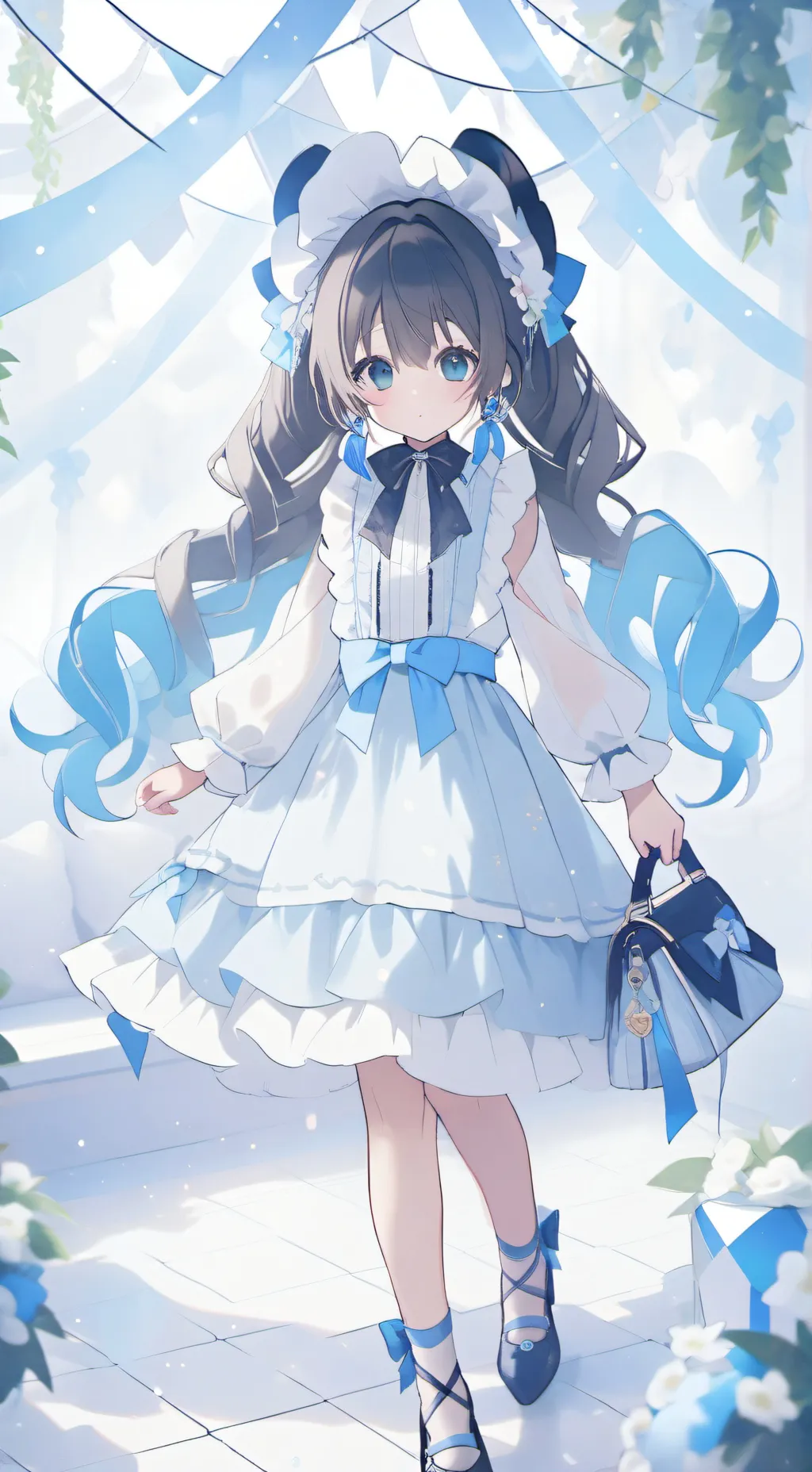 ai character: Sprunki party background