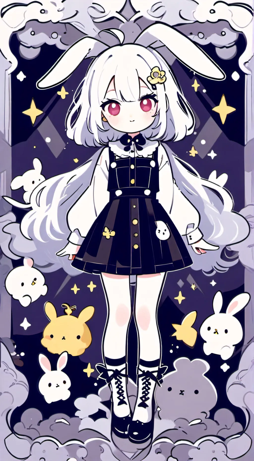 ai character: Kitty background