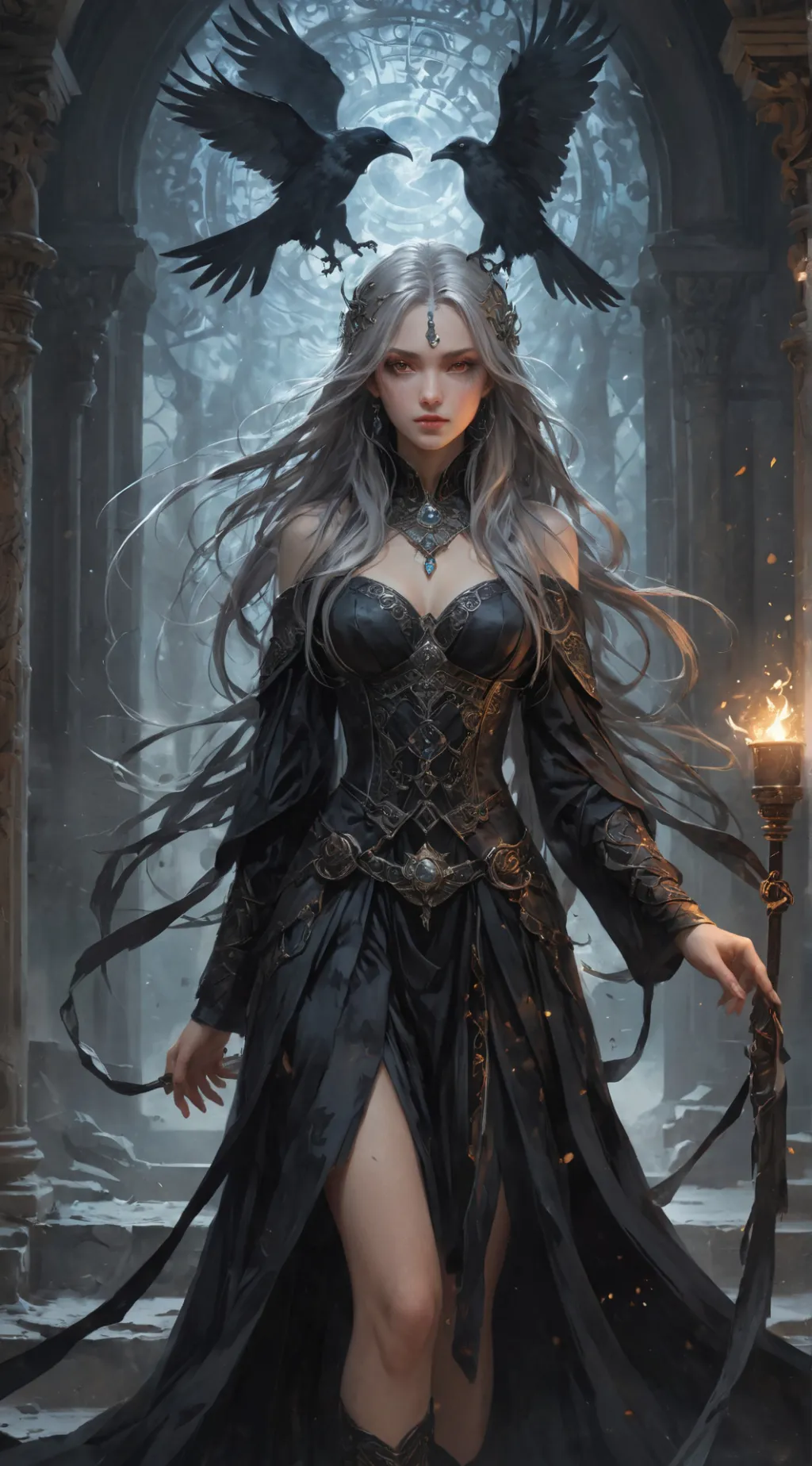 ai character: Raven background