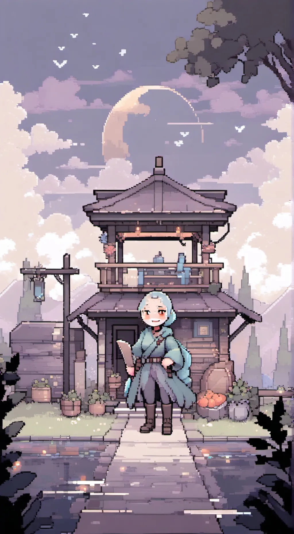 ai character: 1×1×1×1×shed background