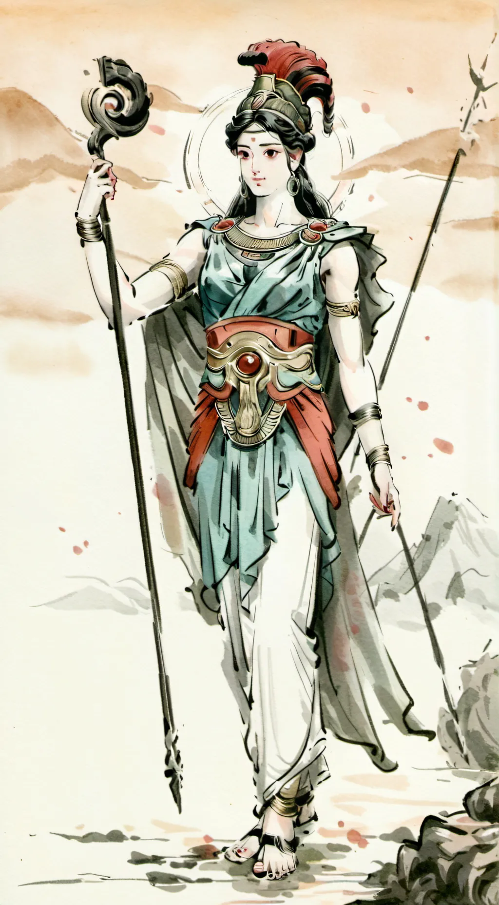 ai character: mythology pick me background