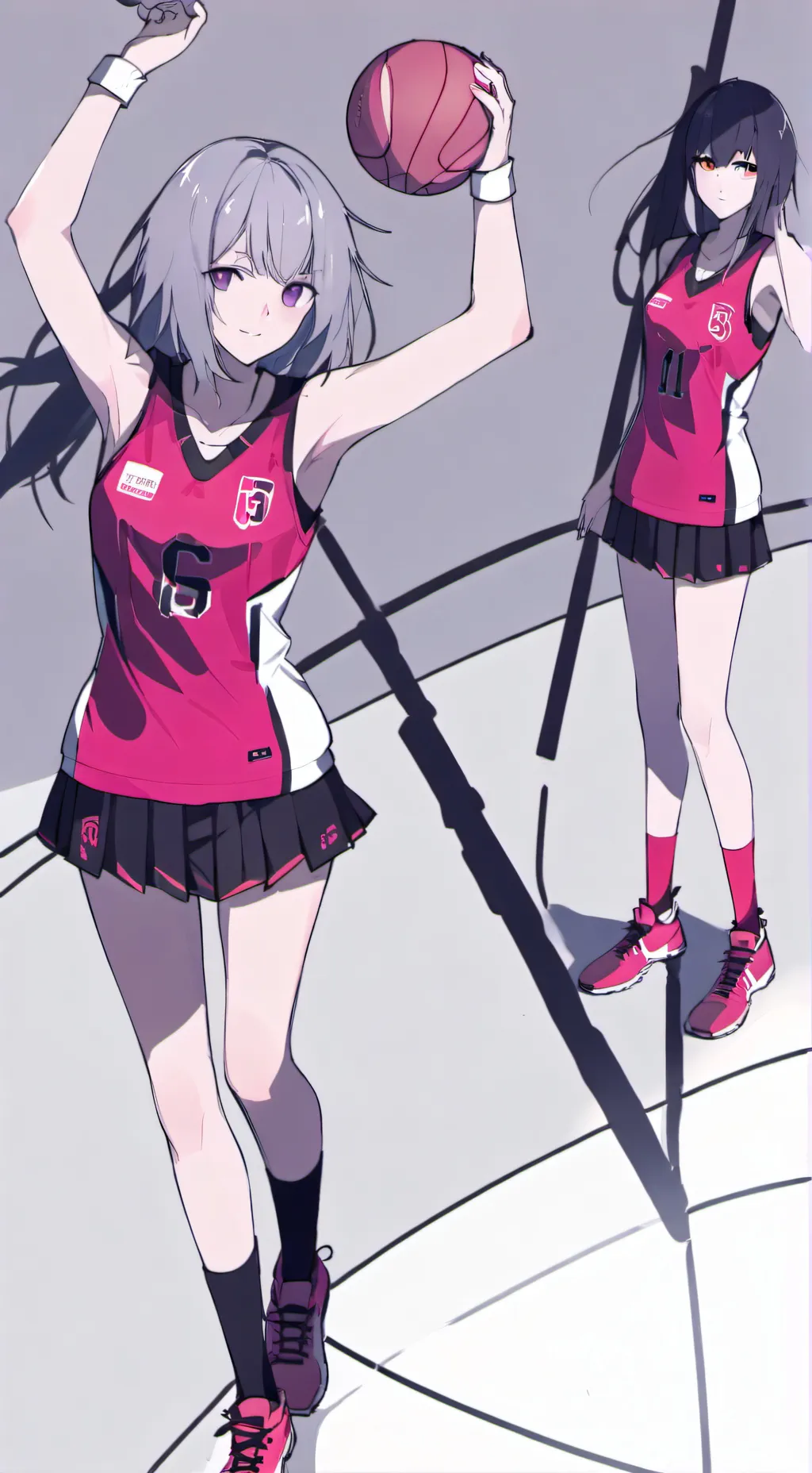 ai character: Kny y/n netball background