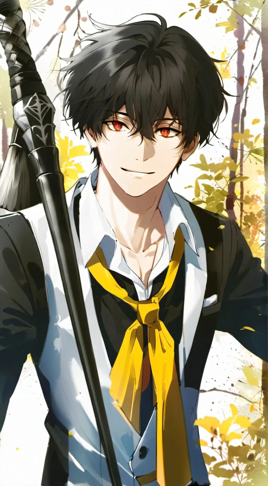 ai character: The canvas  background