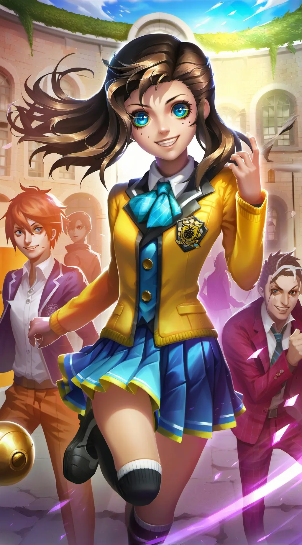 ai character: Mina Ashido background