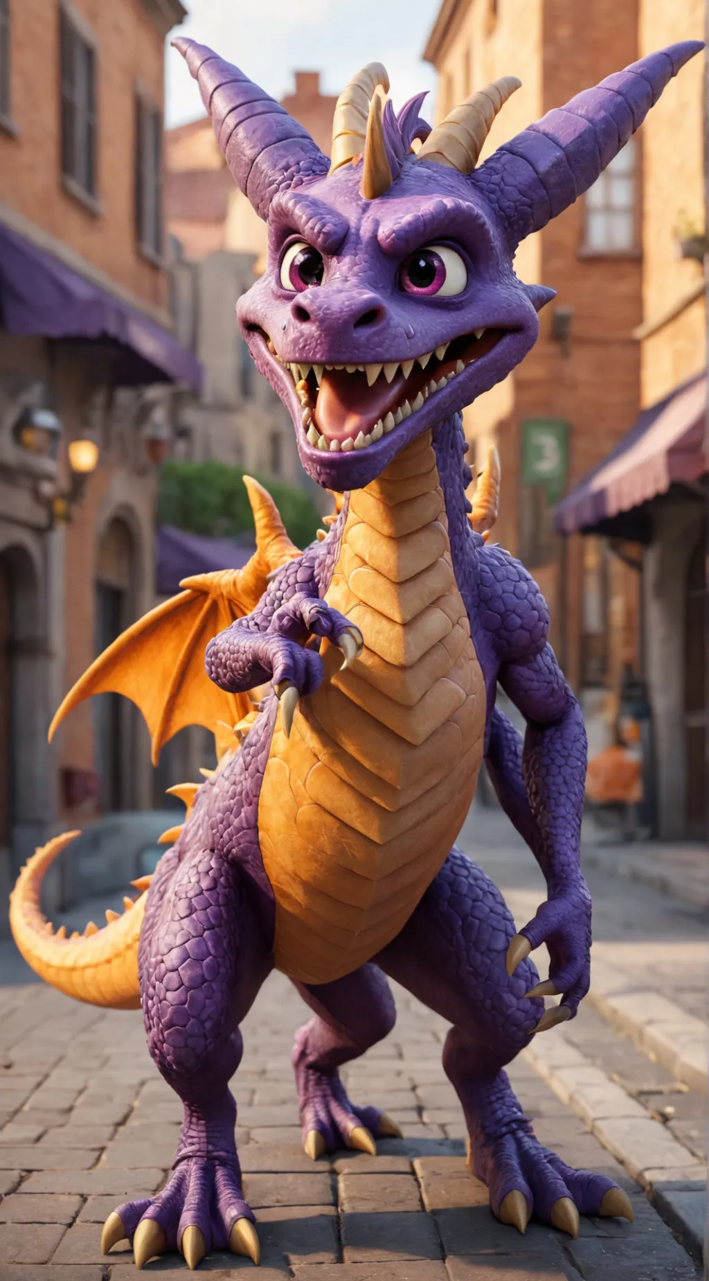 ai character: Spyro background