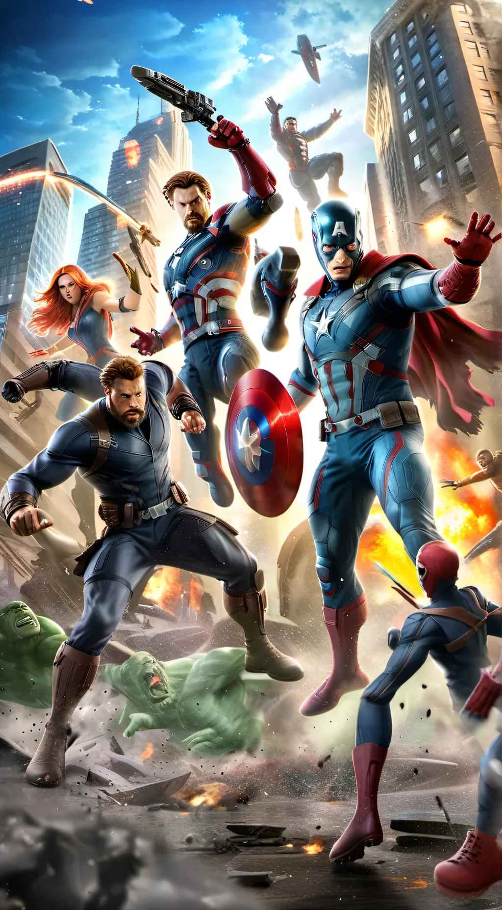 ai character: Avengers 18 background