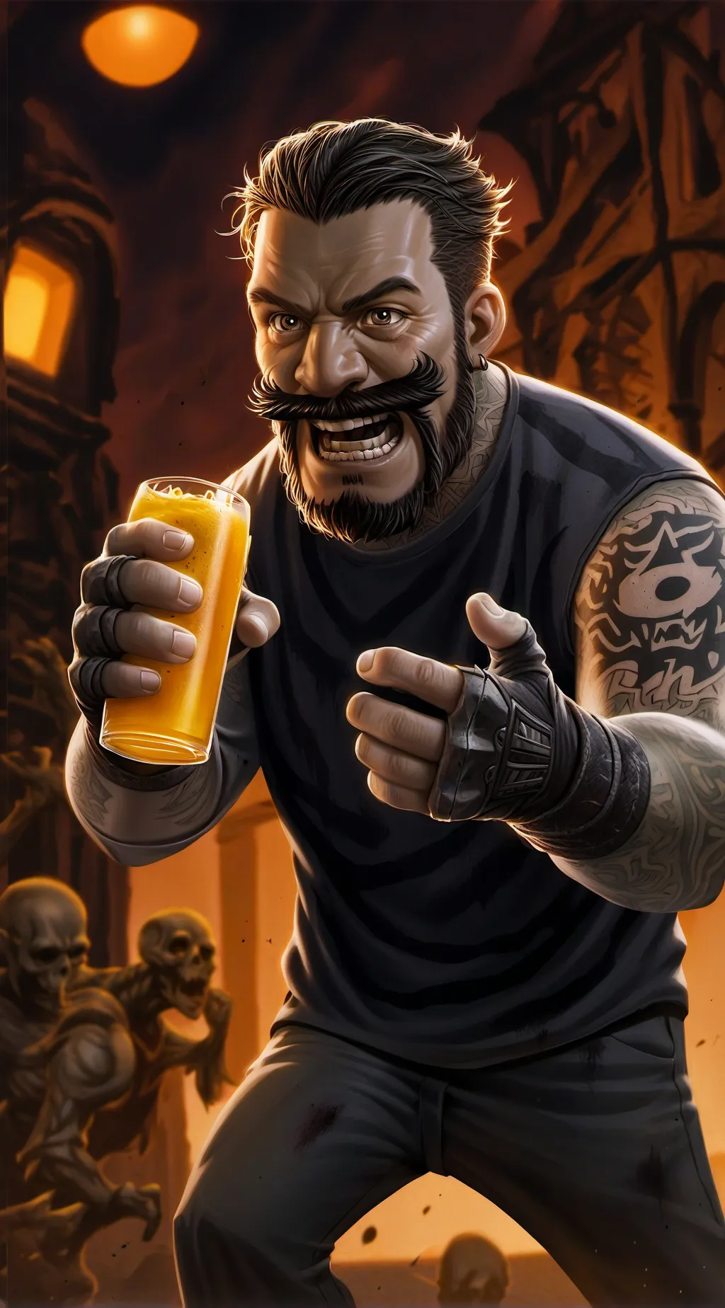 ai character: Bud And AJ background