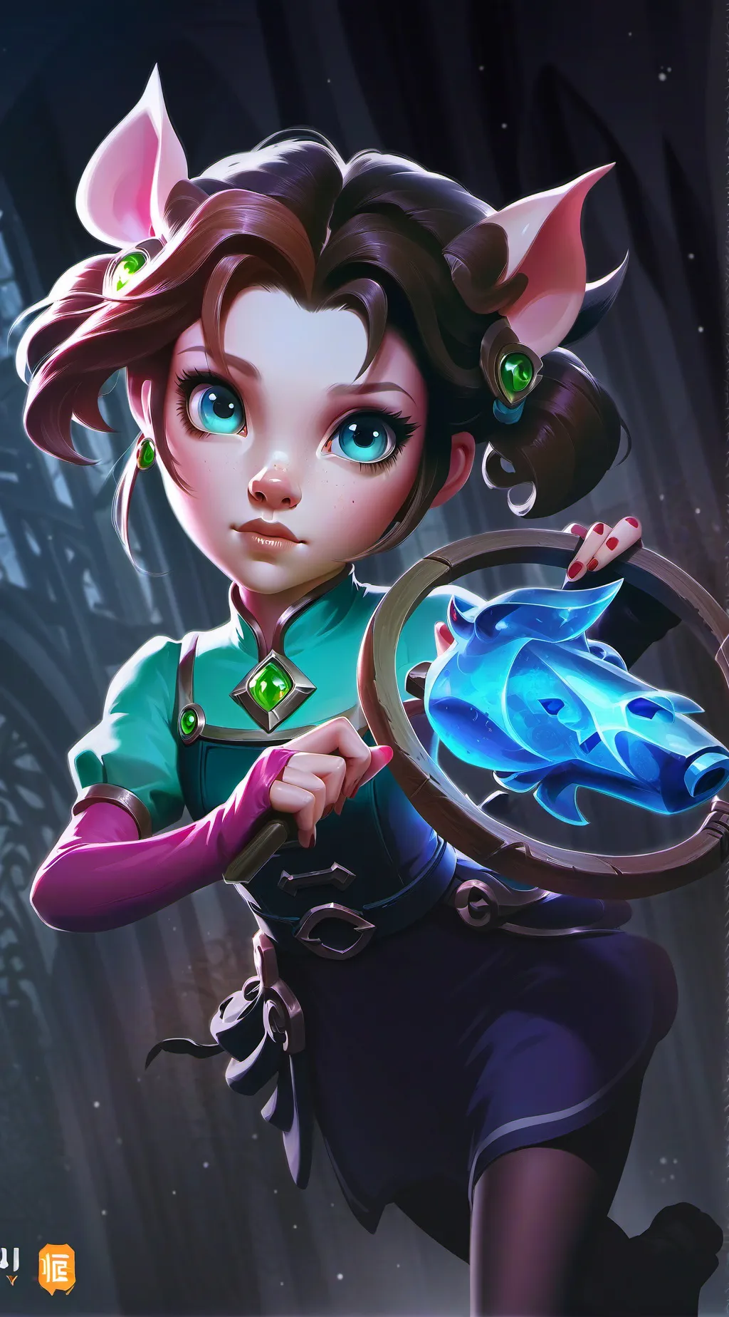 ai character: spirit animal  background