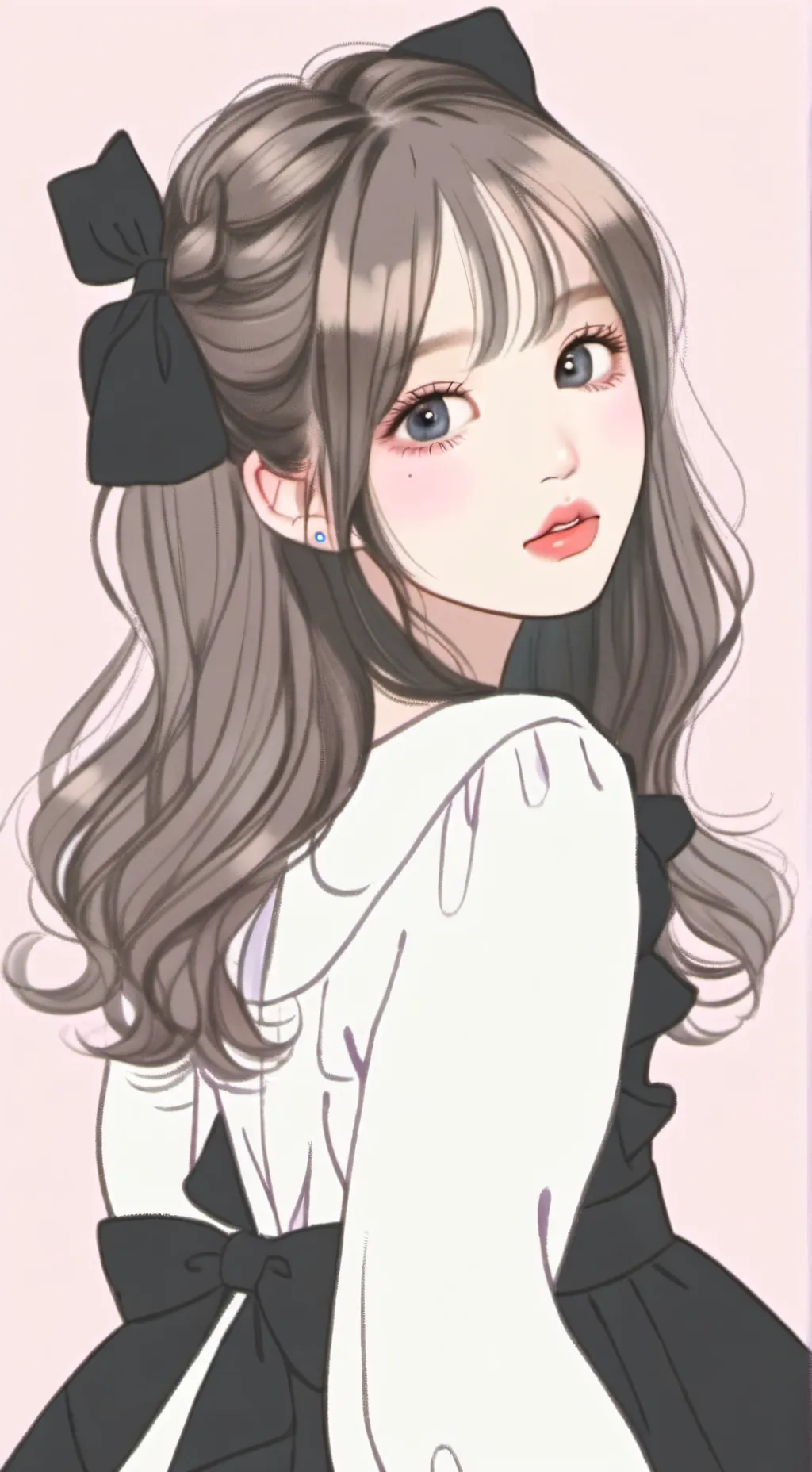 ai character: Miesha🎀 background