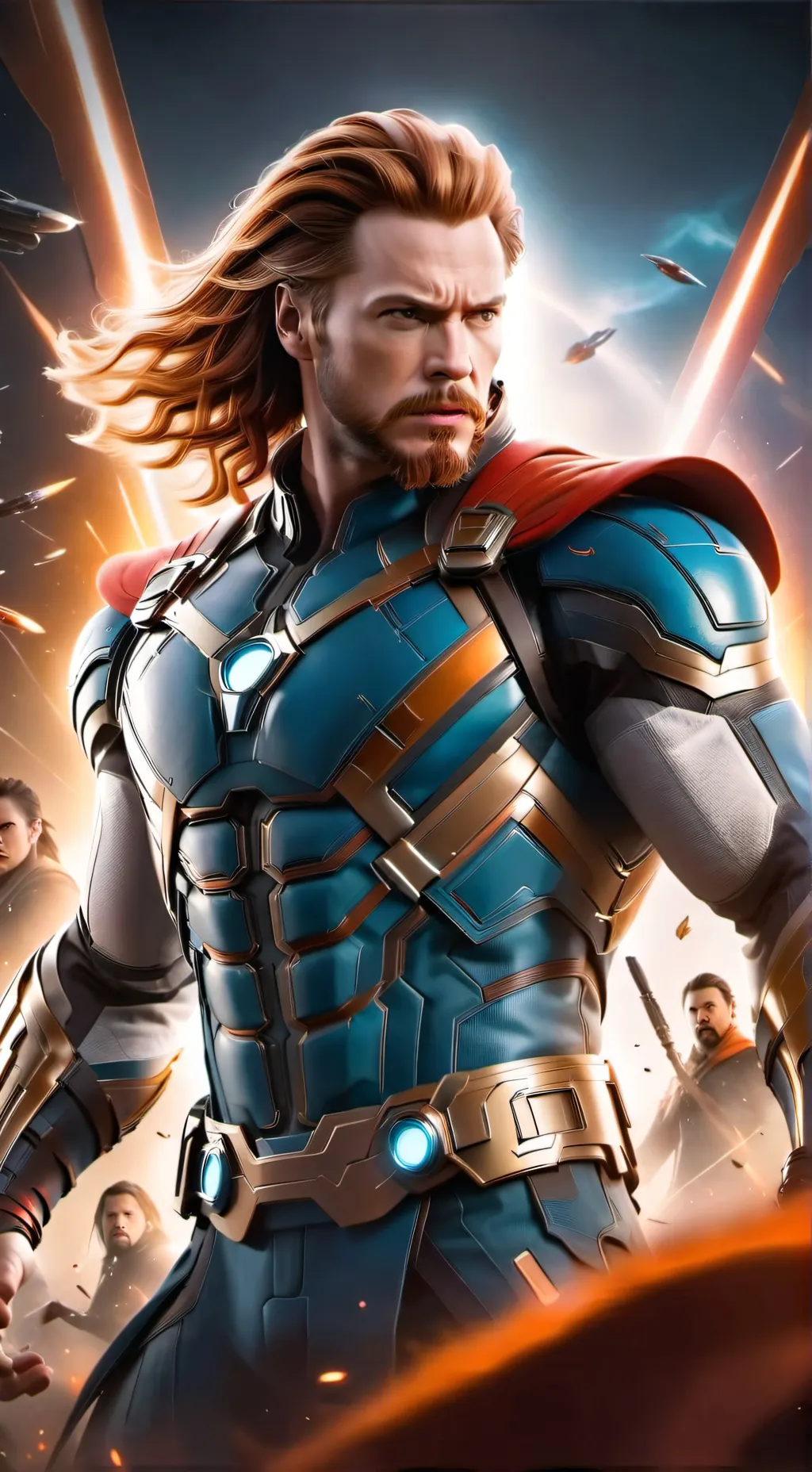 ai character: Marvel universe background