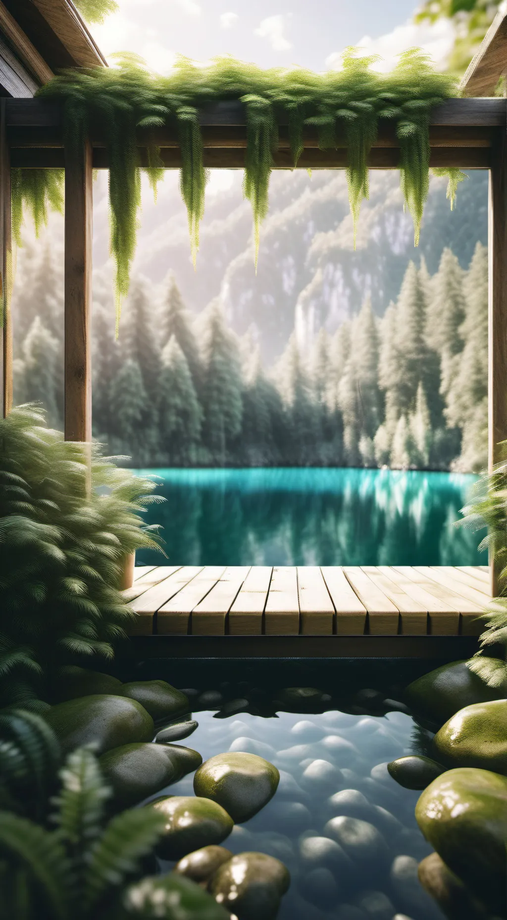 ai character: la forêt  background
