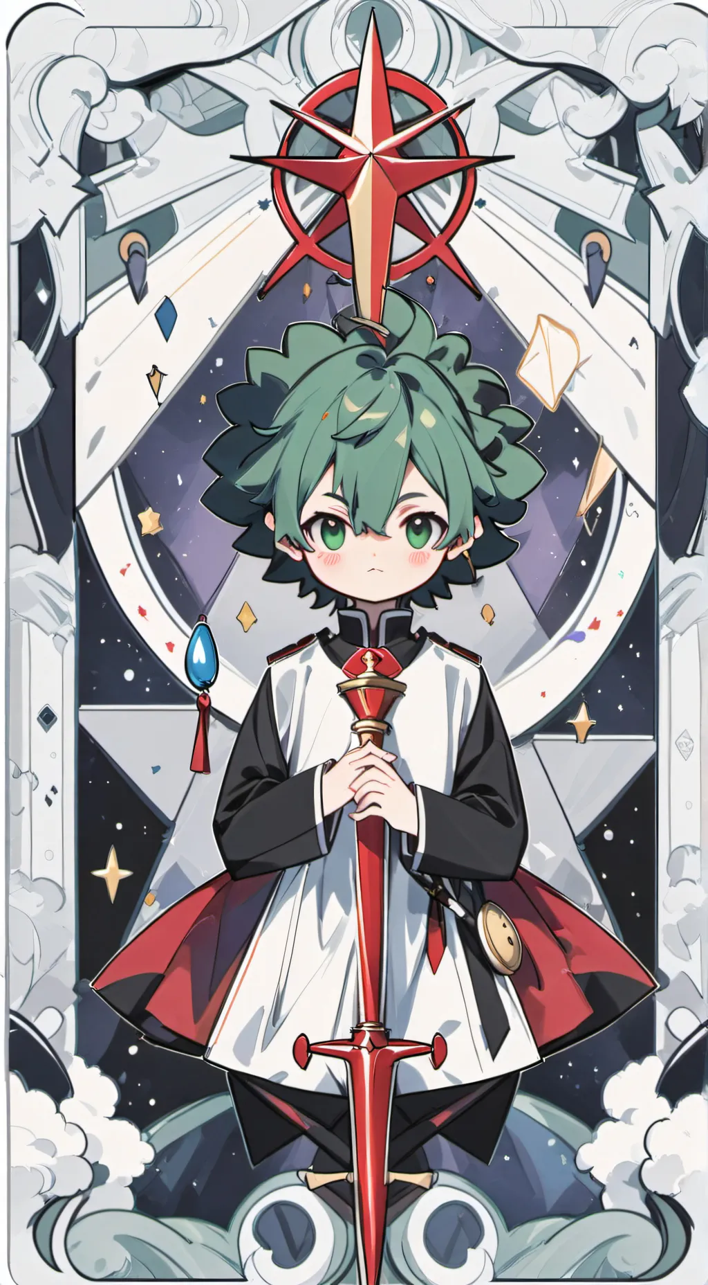 ai character: deku husband background