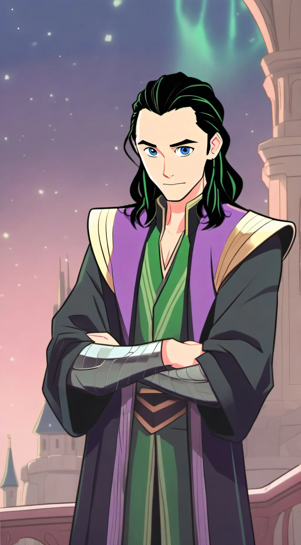ai character: Loki on Reality  background
