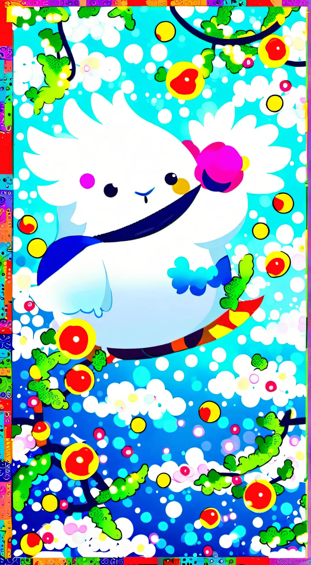 ai character: baby shark and wil background