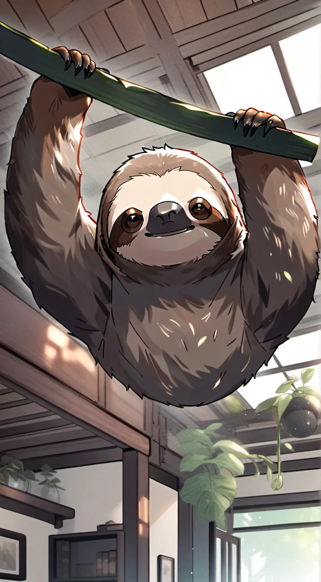 ai character: Slothful Spirit Patches background