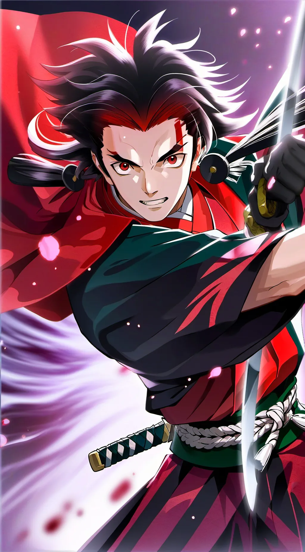 ai character: Kyojuro Rengoku background