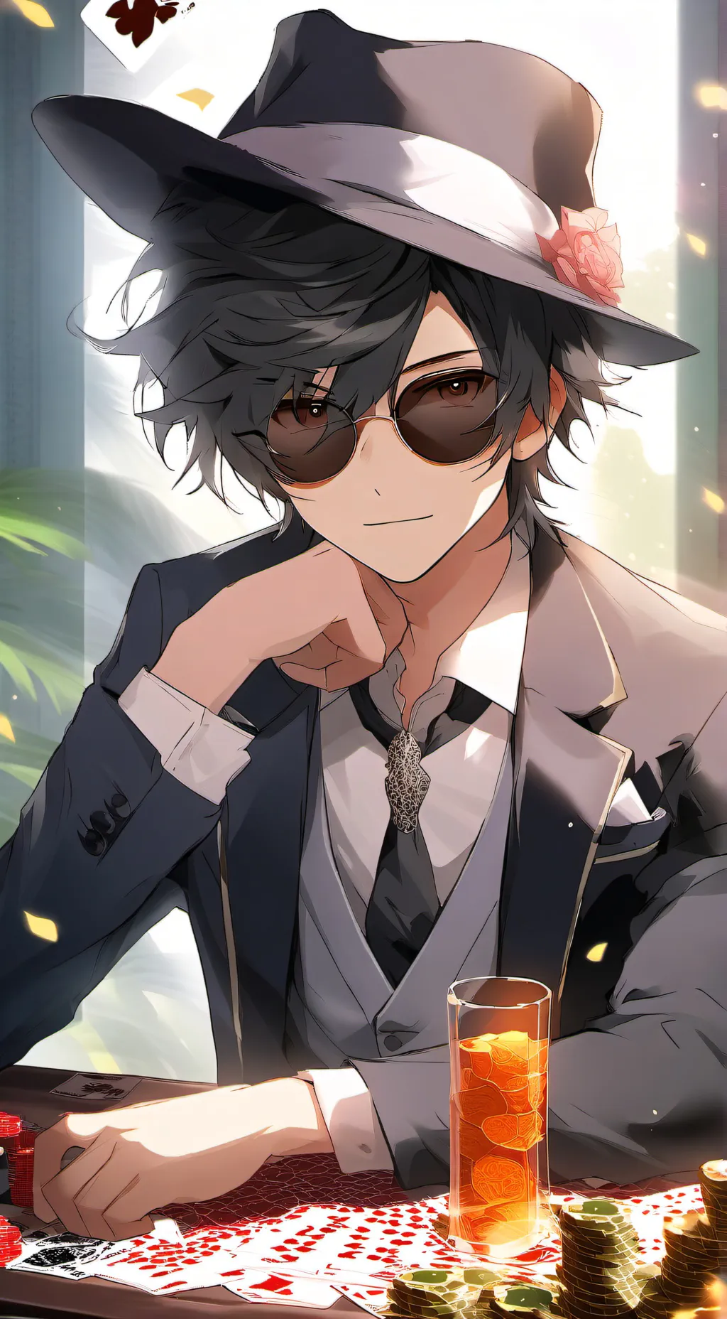 ai character: freaky chance background