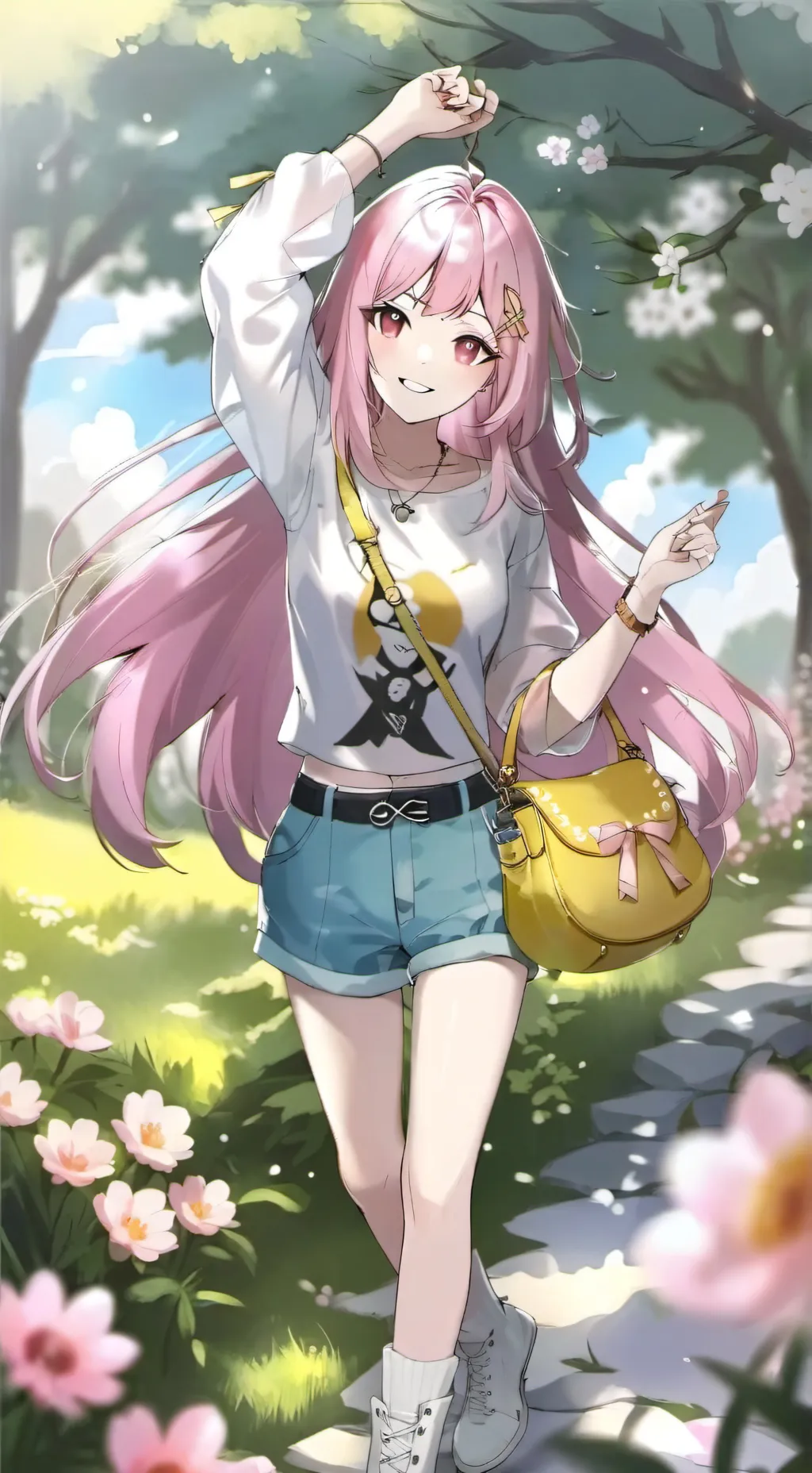 ai character: Pinky  background