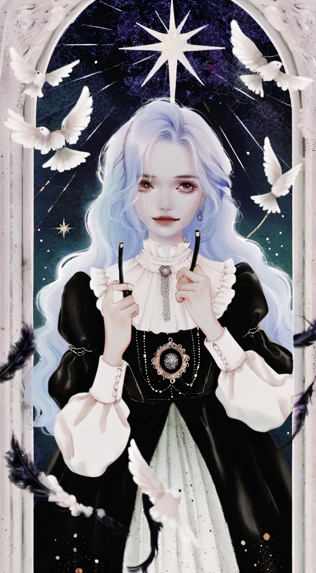 ai character: k-pop demon hunter background