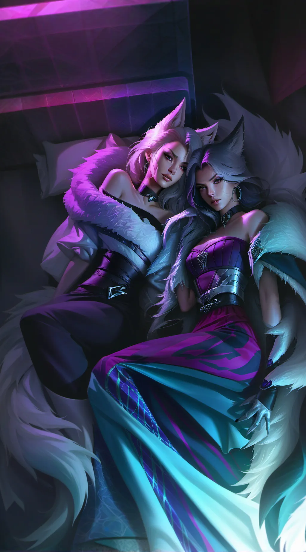 ai character: Yix and Kaitlin background
