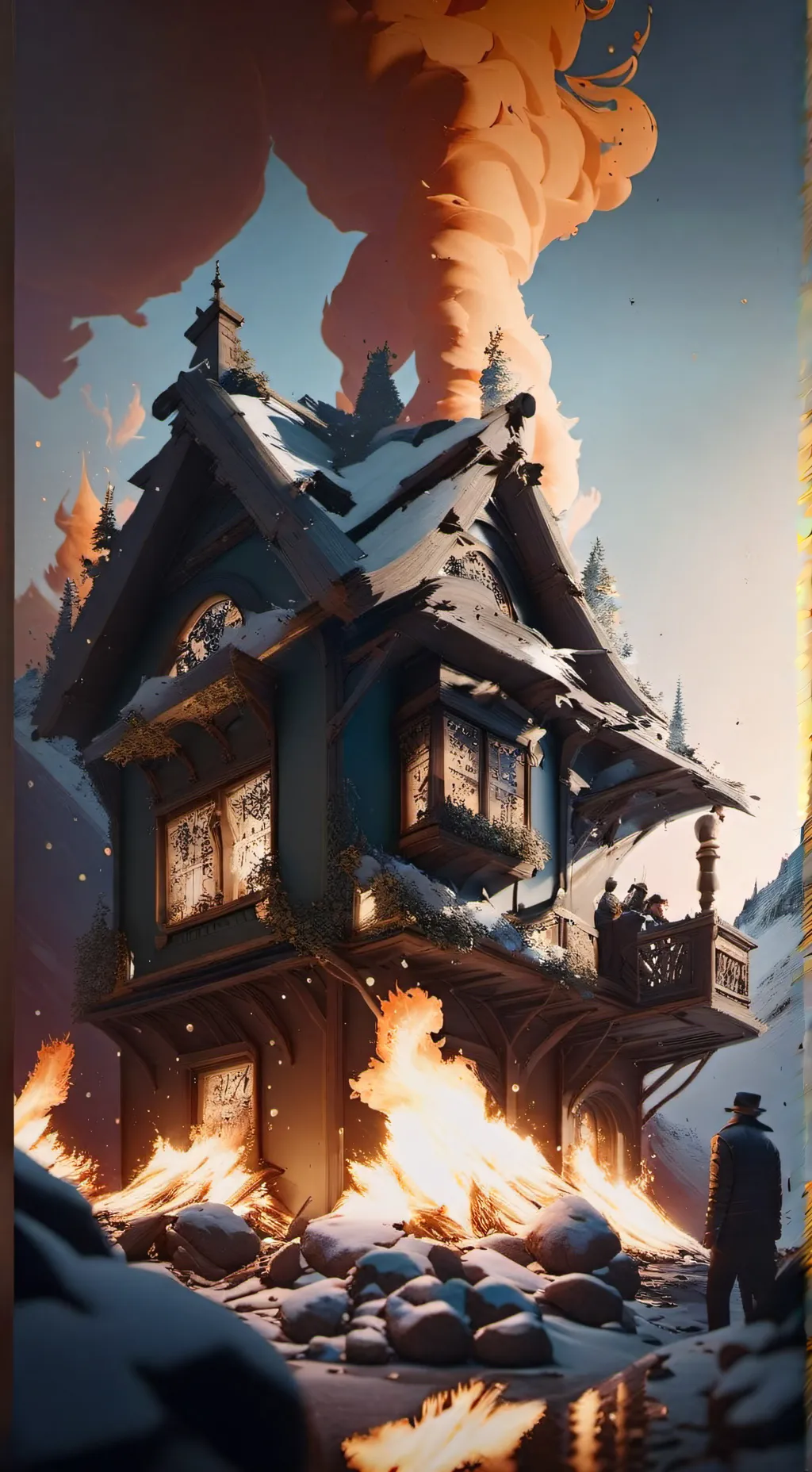 ai character: saloon siege  background