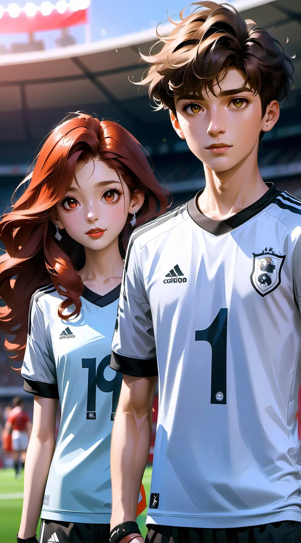 ai character: Ledger and Gianna background