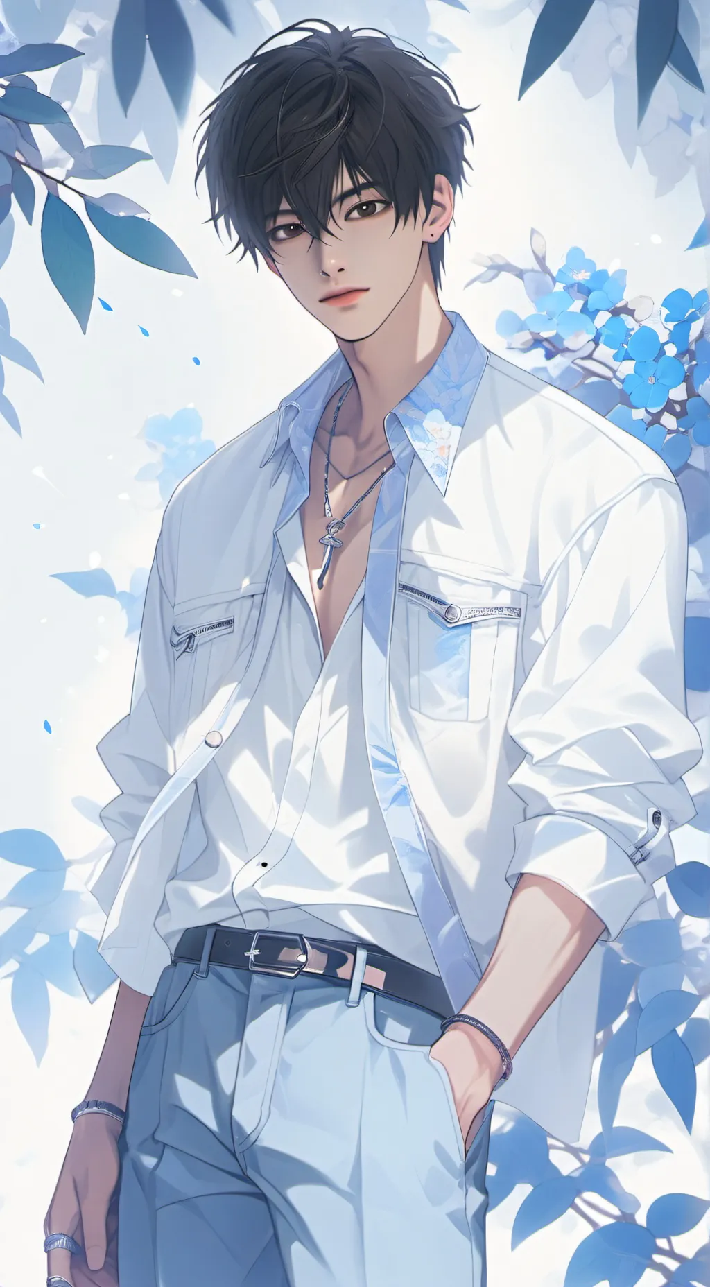ai character: Asher  background