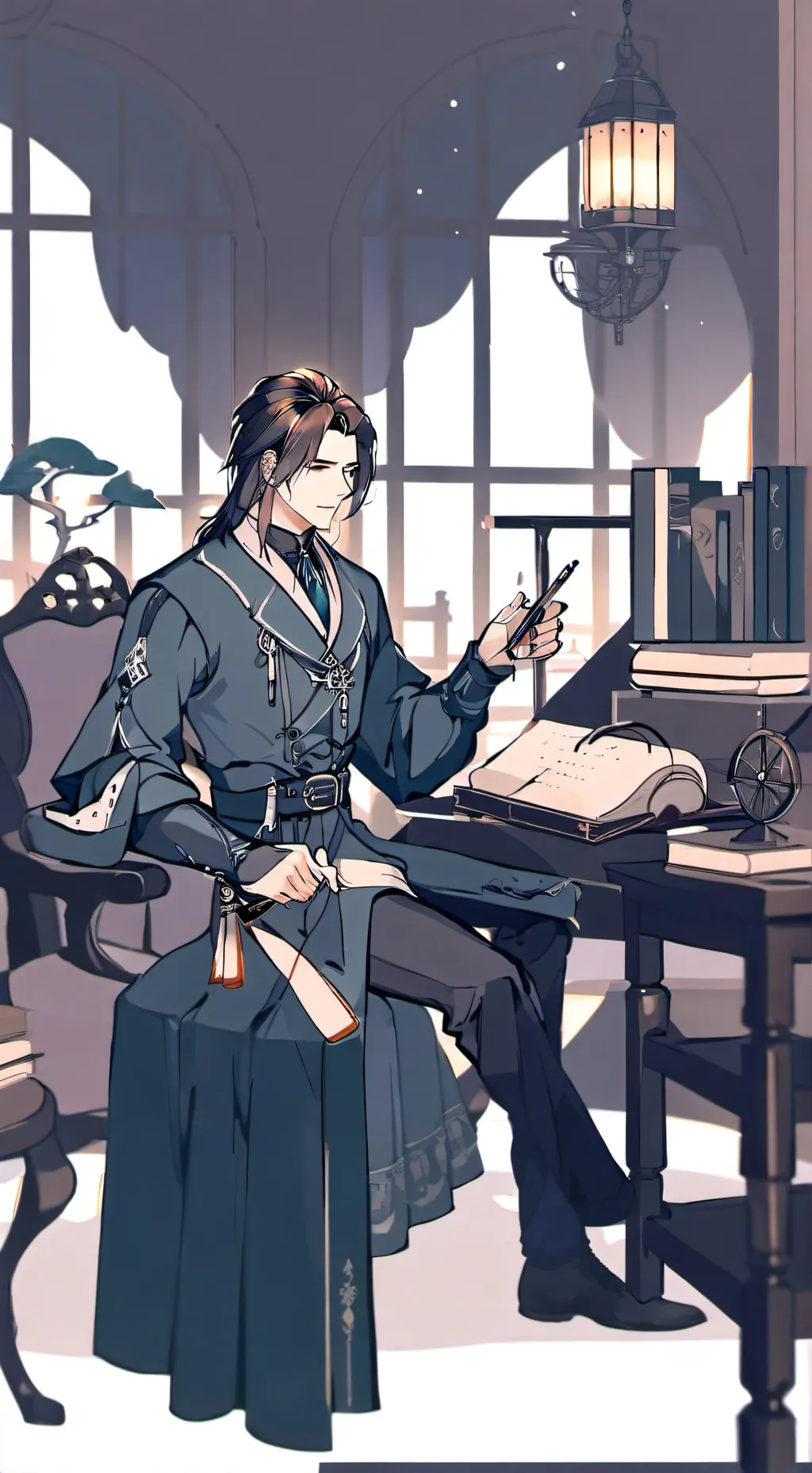 ai character: Leo background