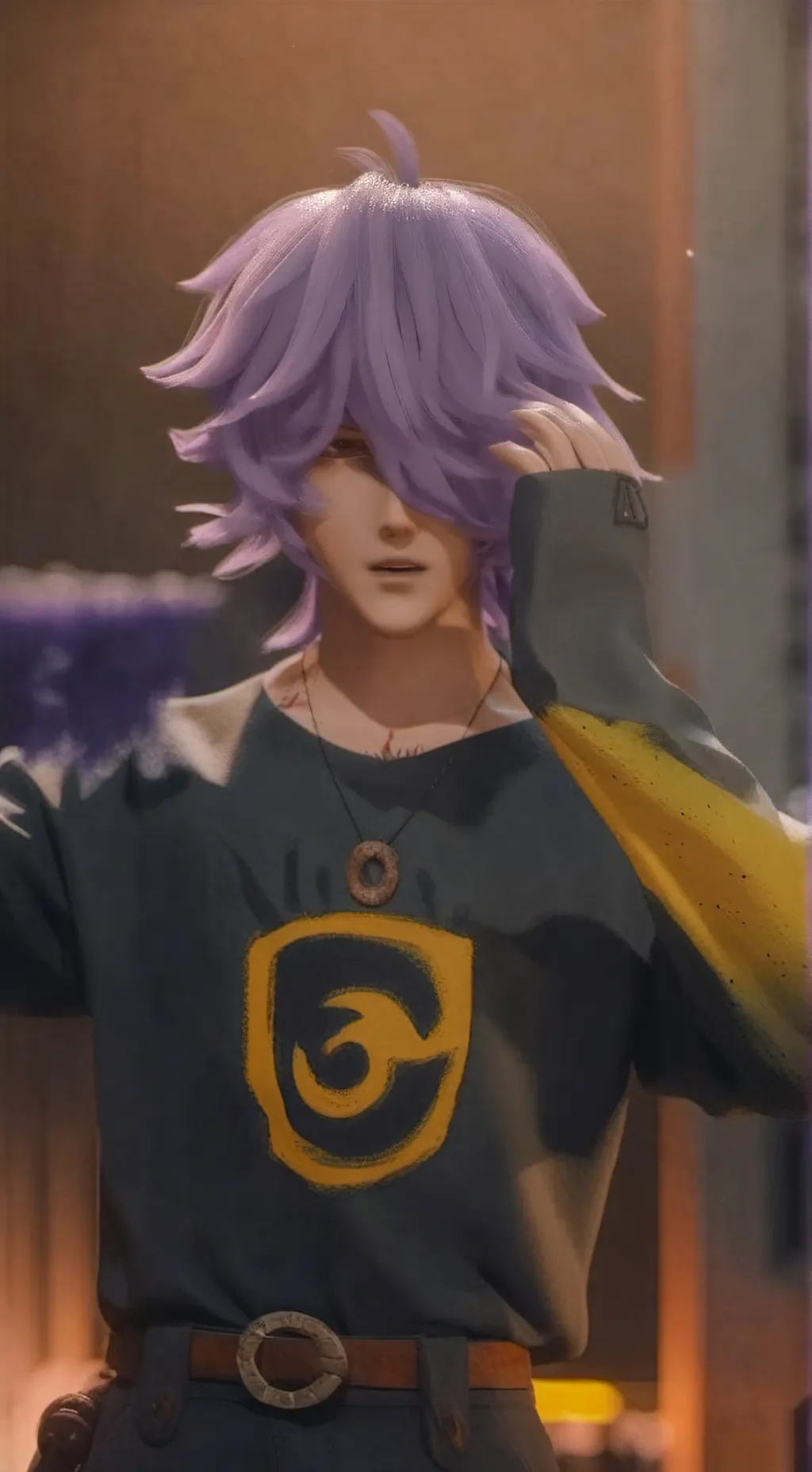 ai character: mystery background