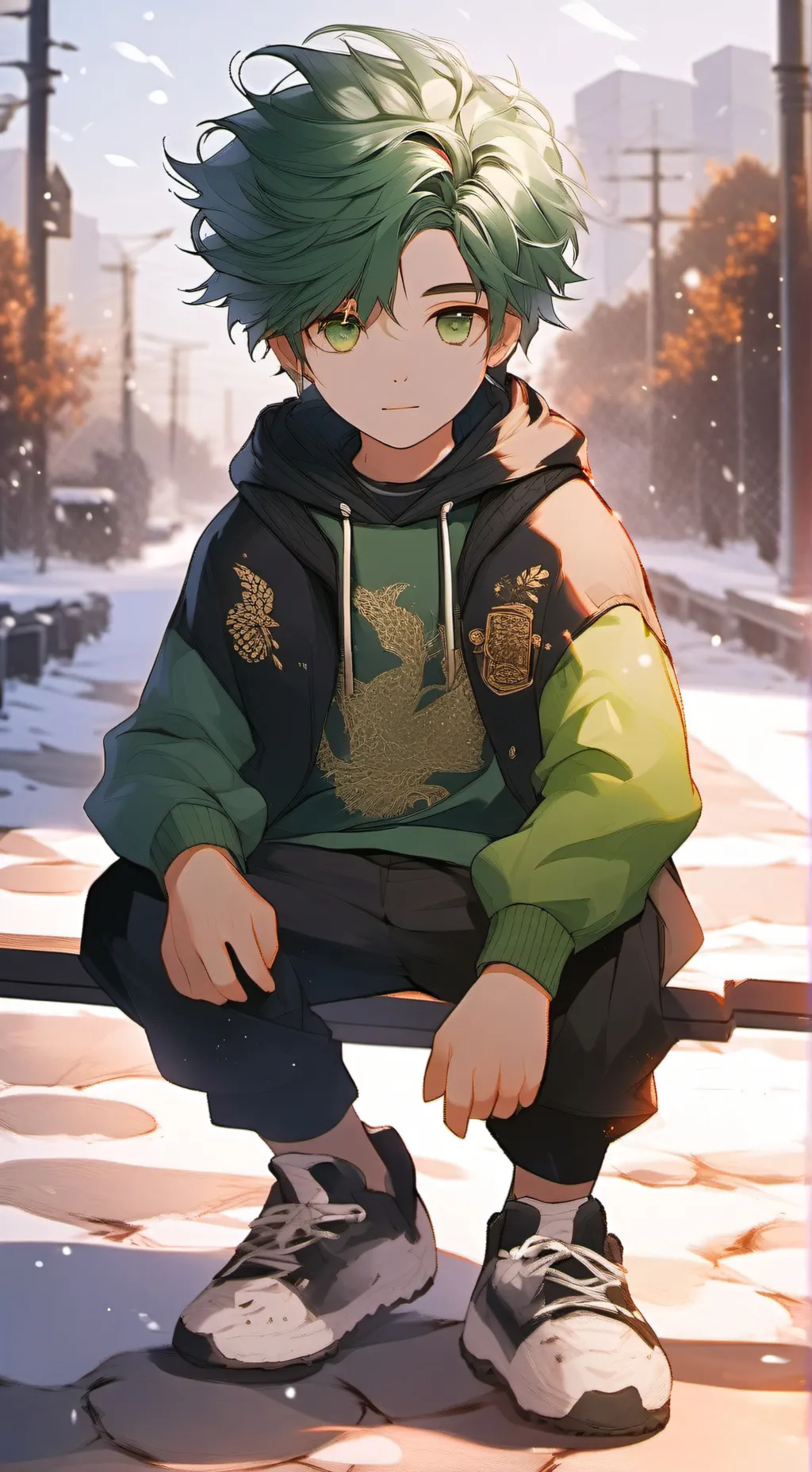 ai character: angel background