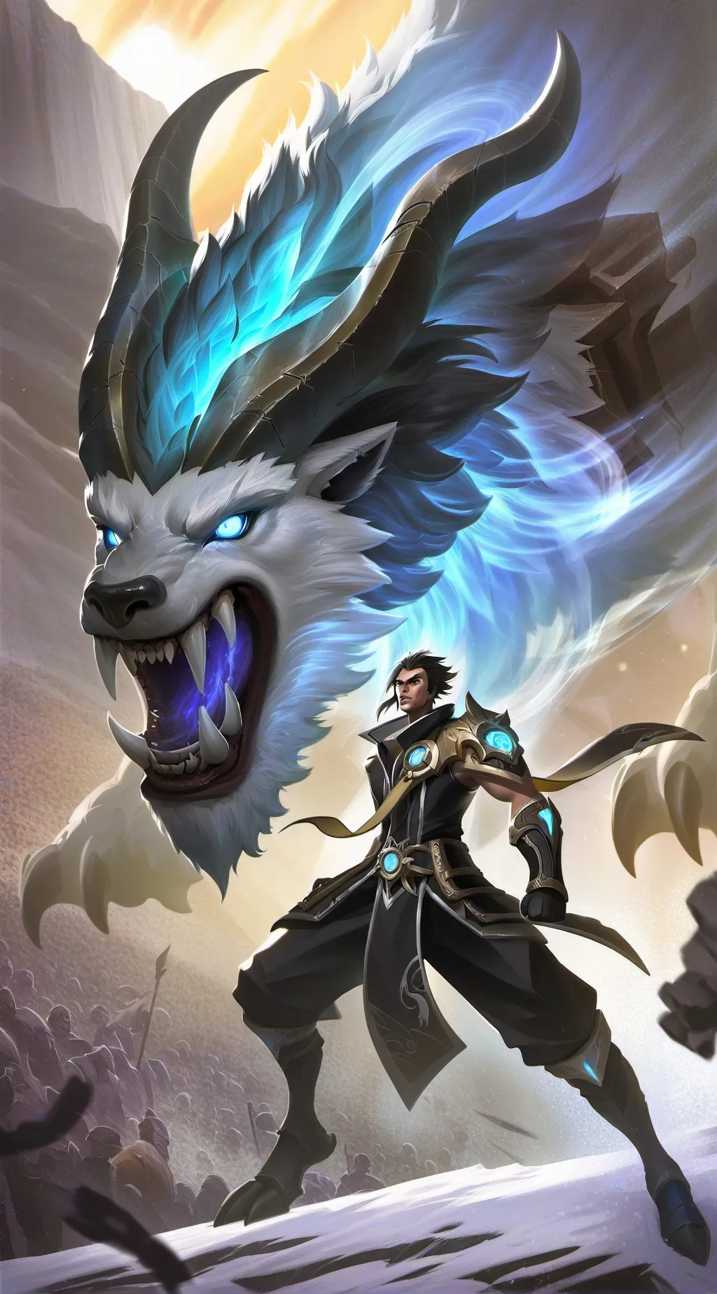 ai character: beast hunters background