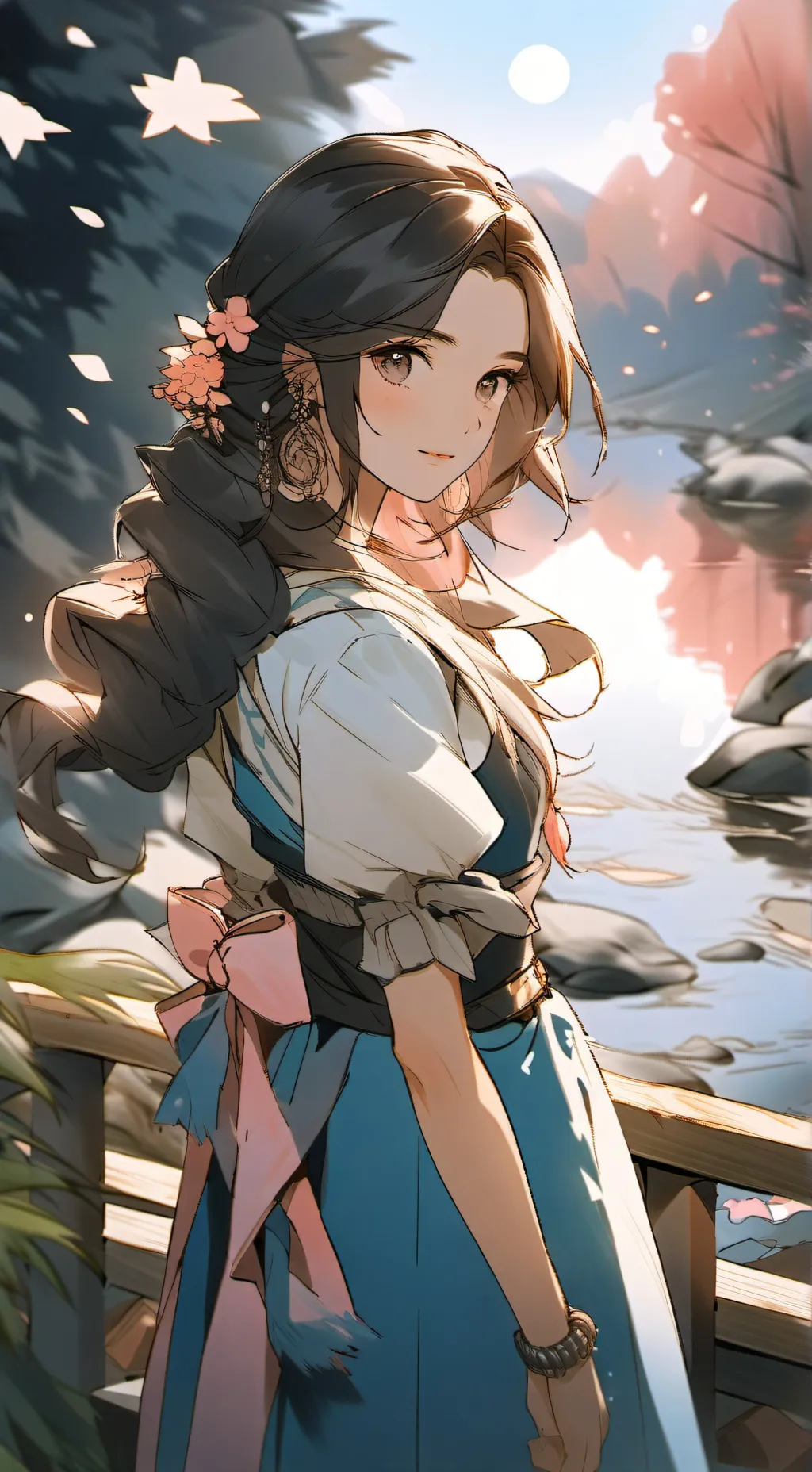 ai character: Bella  background