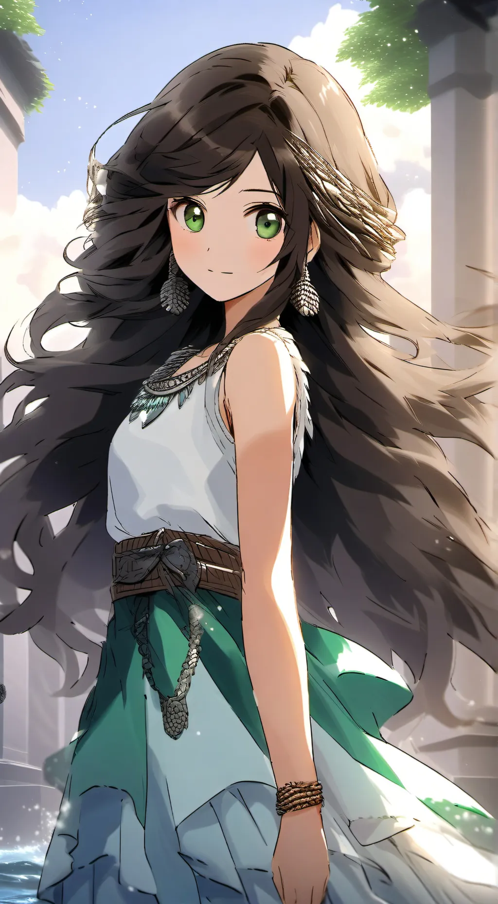 ai character: Poseidons Daughter background