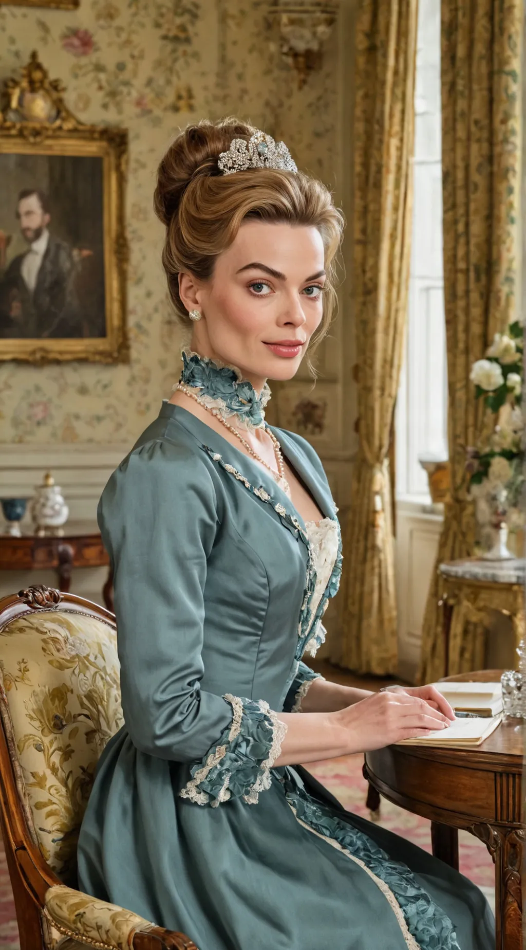 ai character: Lady Elizabeth  background