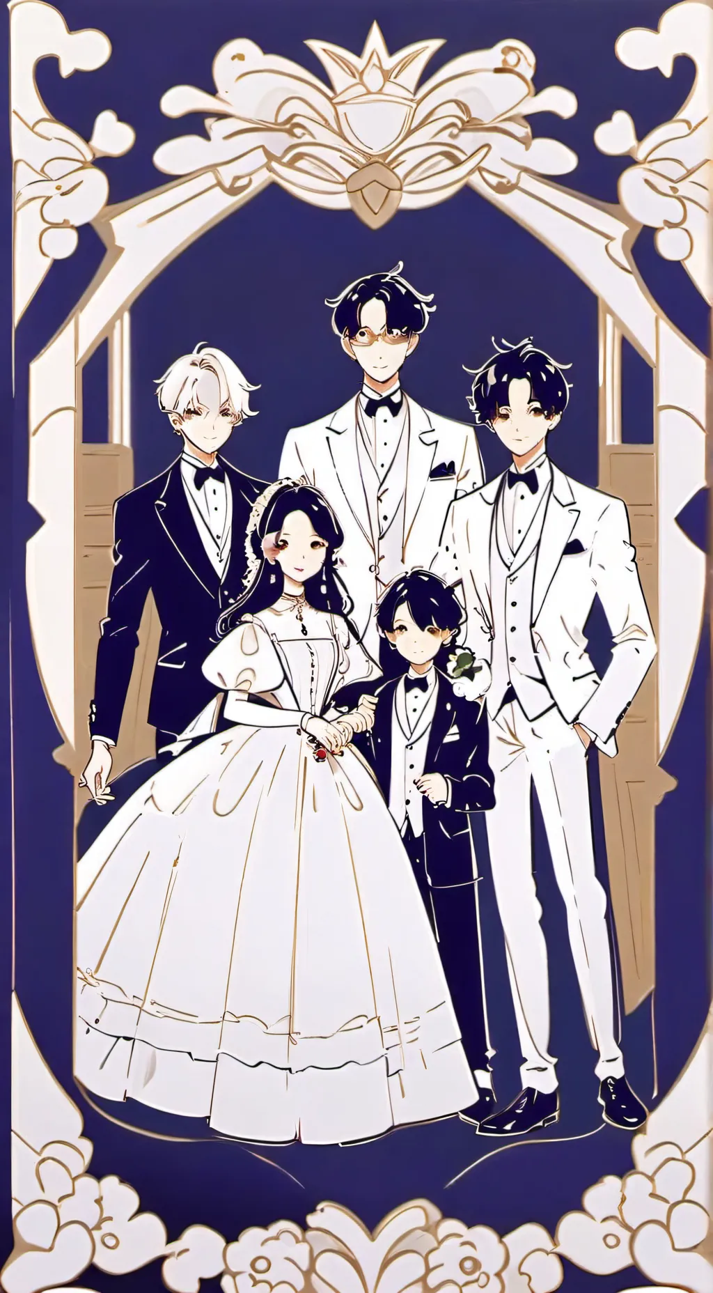 ai character: FAMOUS FAMILY background