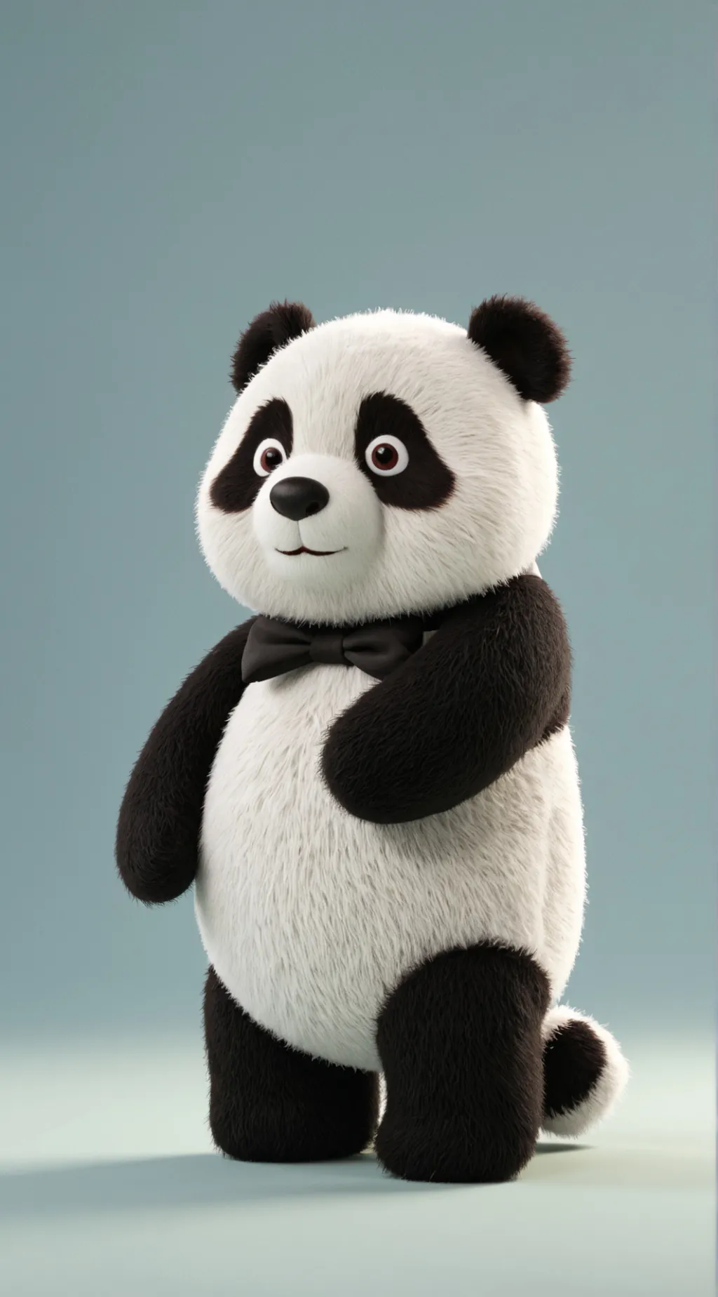 ai character: panda background