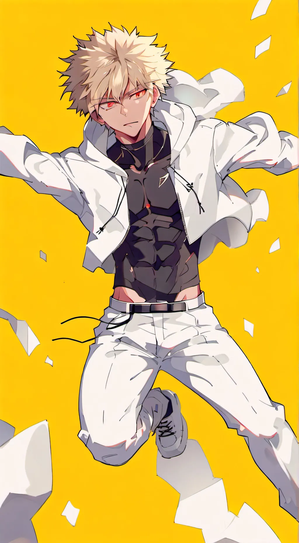 ai character: Bakugo  background