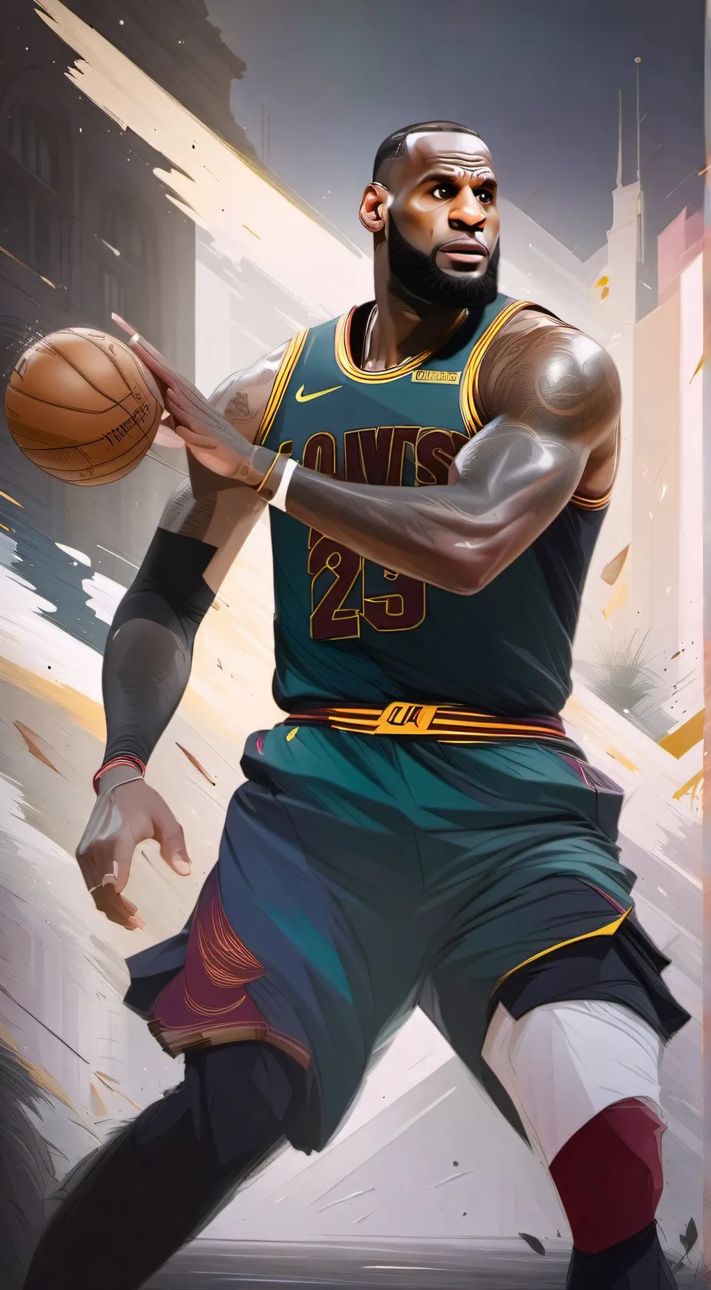 ai character: NBA RPG background