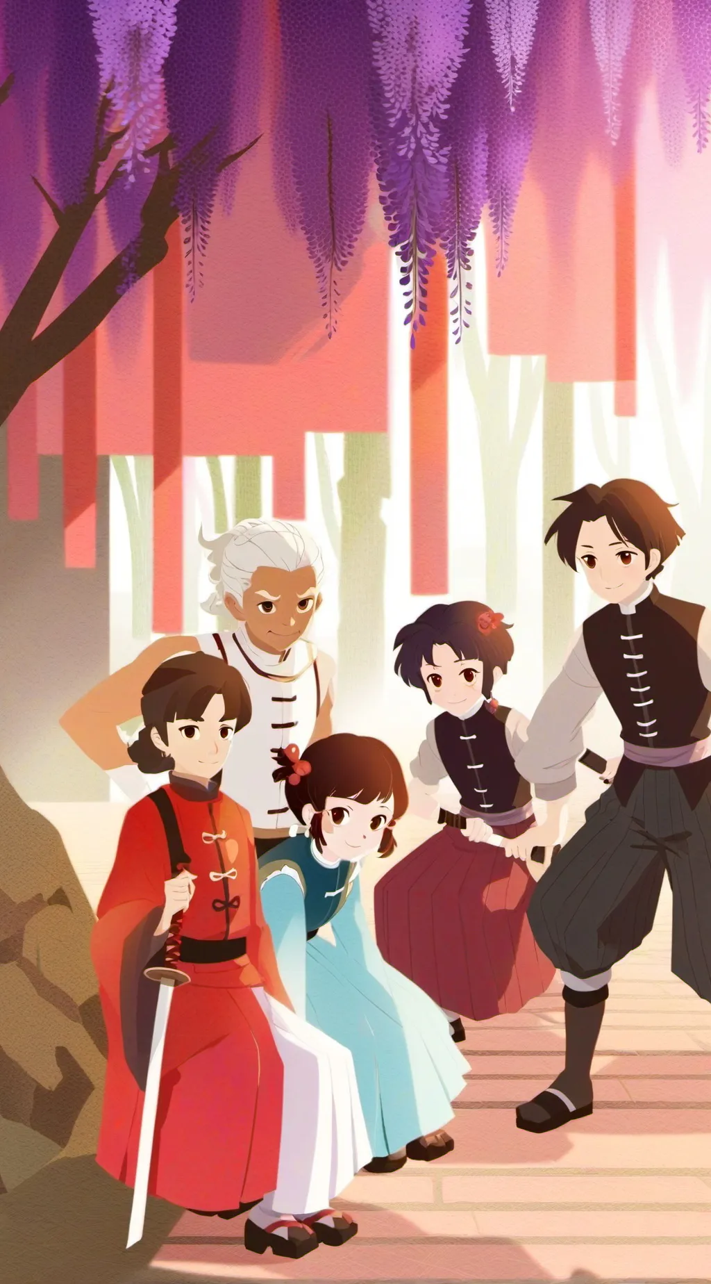 ai character: God games kny✨ background