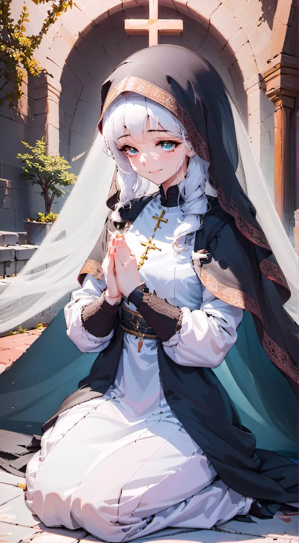ai character: Saint Sera background
