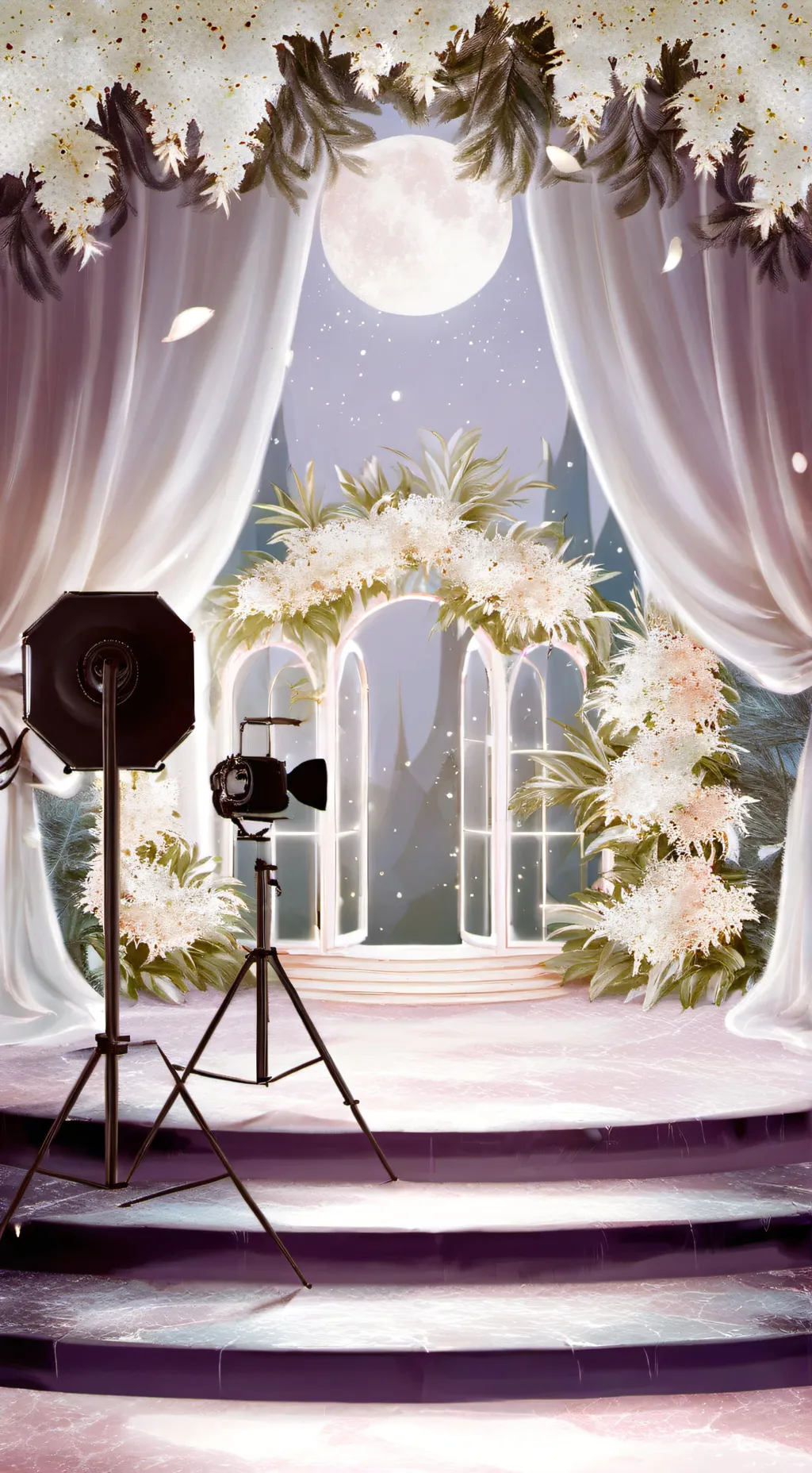 ai character: dw but its staged background