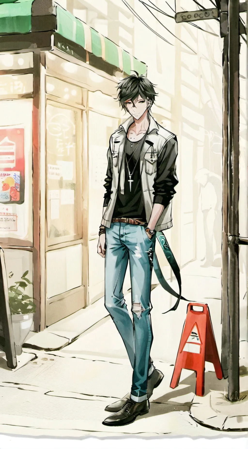 ai character:  tomioka background