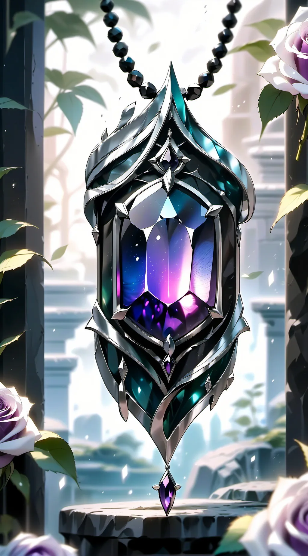 ai character: ~Black sapphire~ background