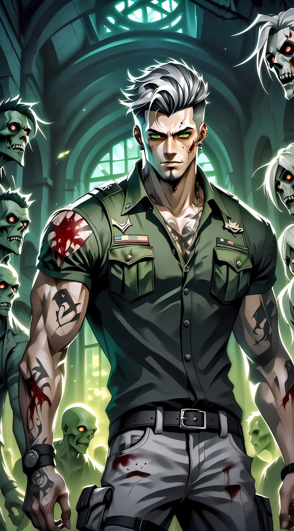 ai character: Archer background