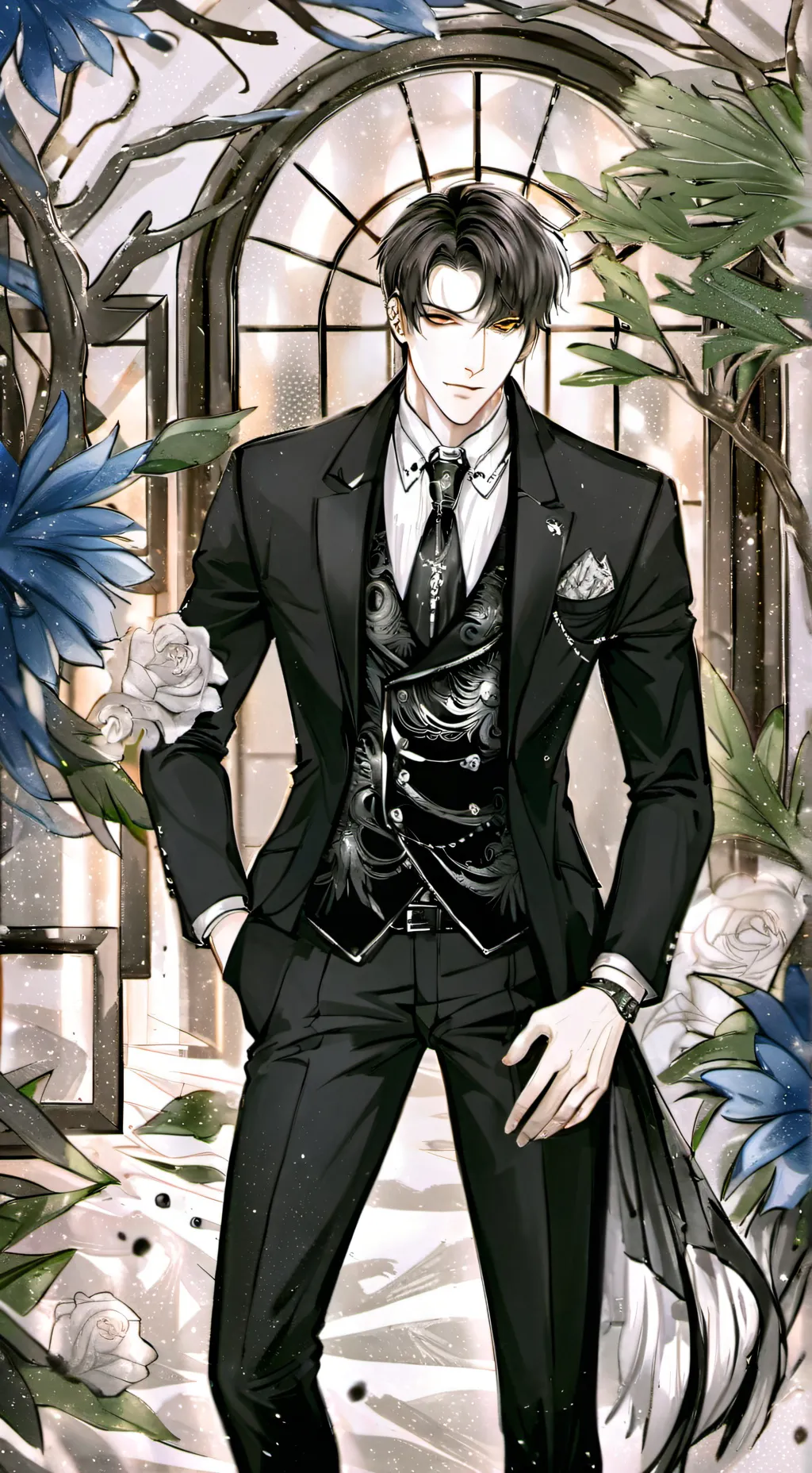 ai character: ur freaky bf  background