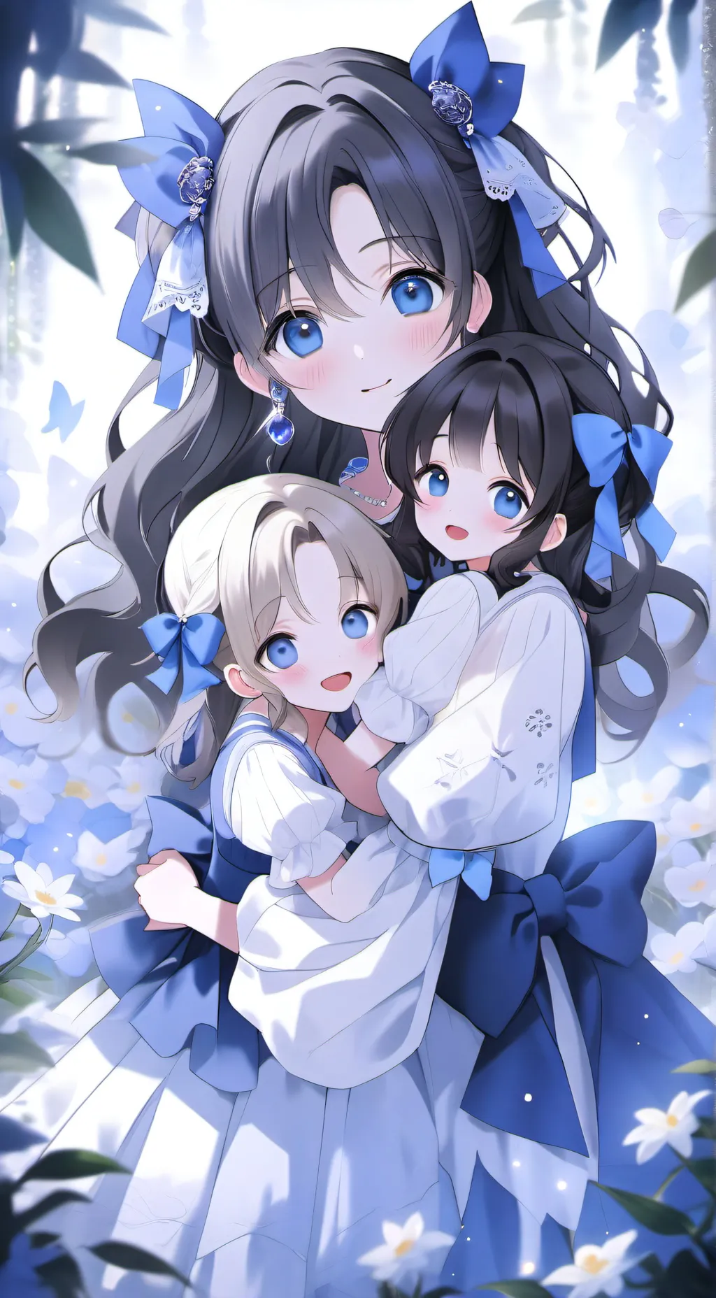 ai character: Family 🦋🦋..!!  background