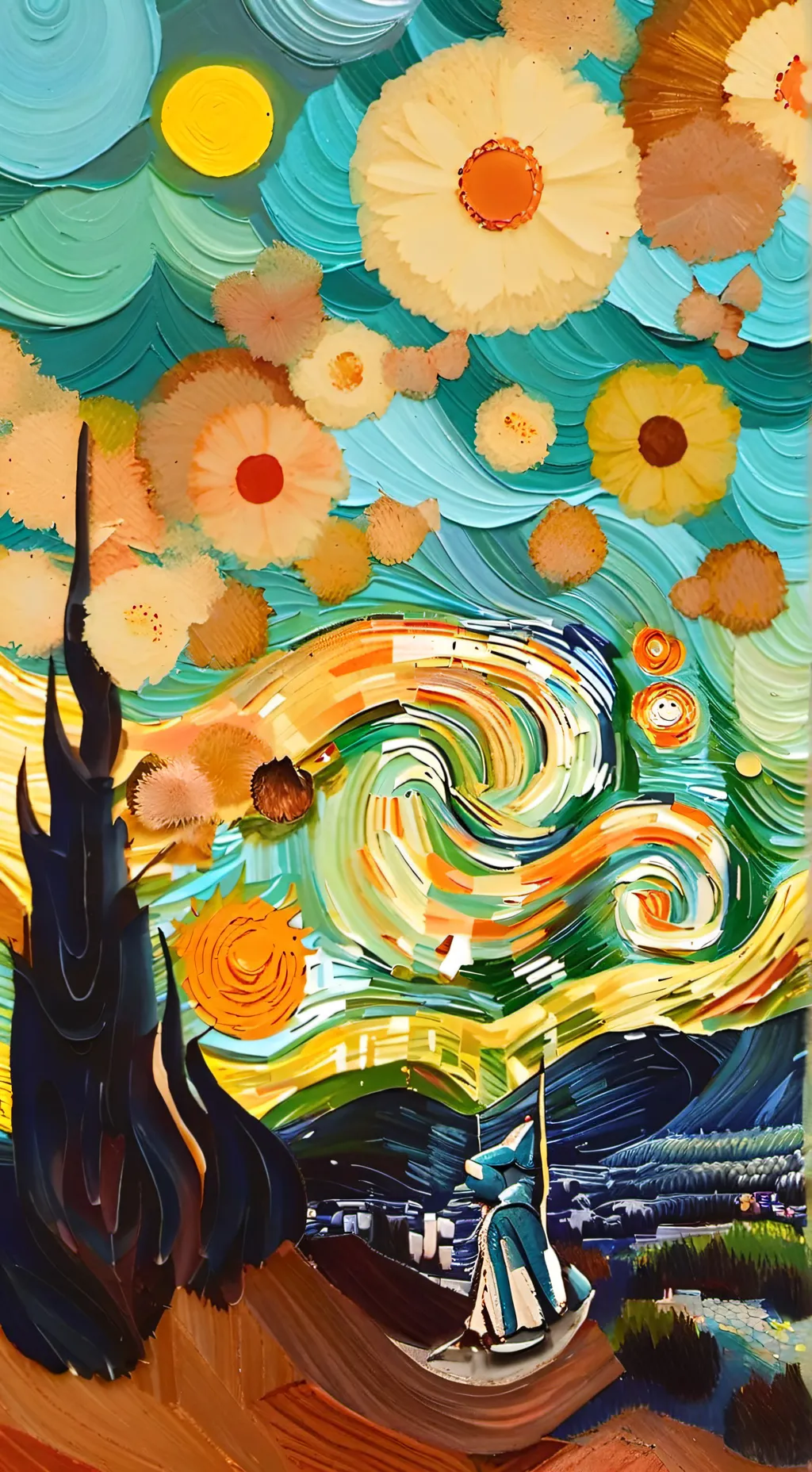 ai character: spanking machine background